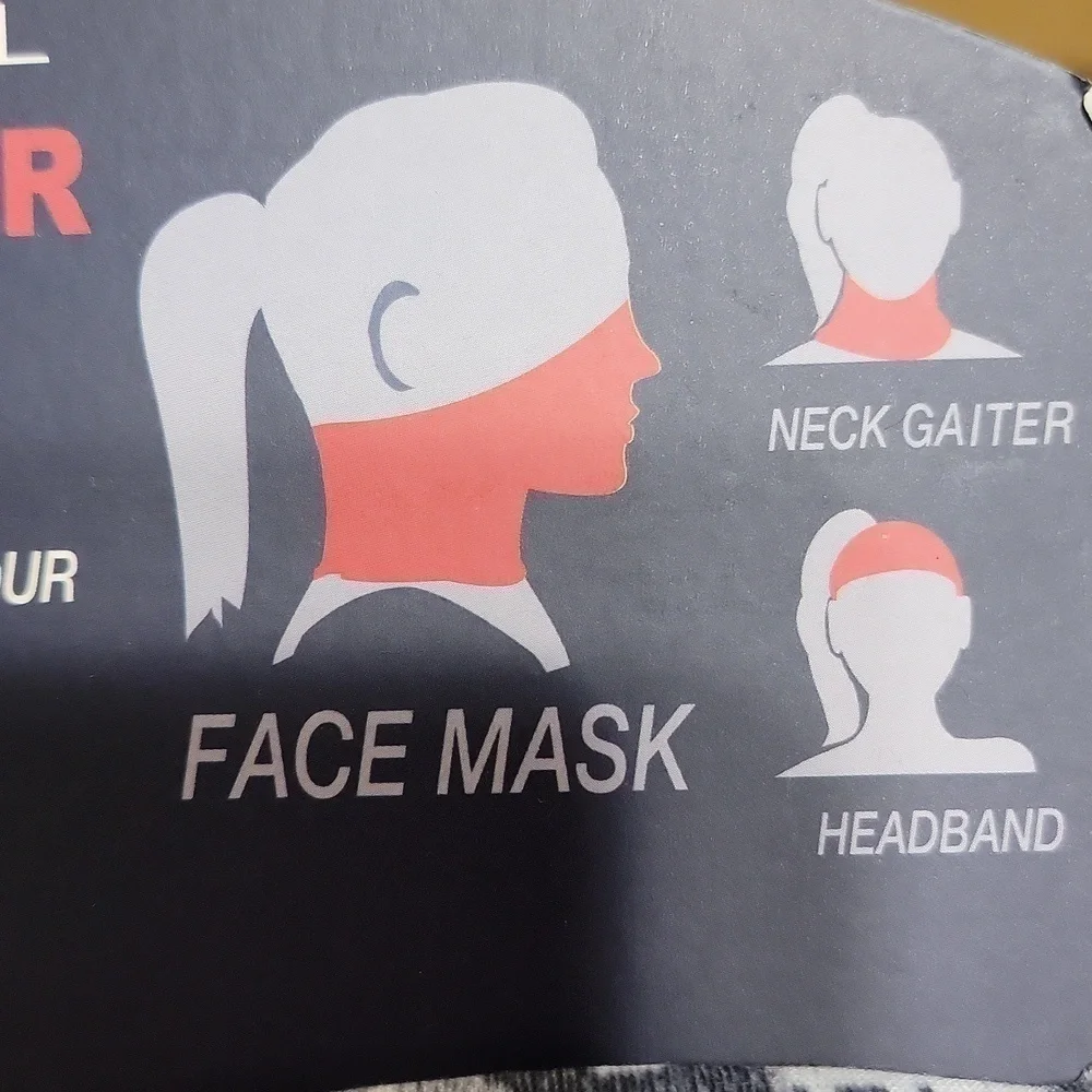 MULTI - FUNCTIONAL HEAD + FACE GEAR 2 pack NEW!